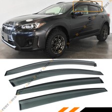 FOR 18-2023 SUBARU CROSSTREK SMOKE WINDOW VISOR RAIN GUARD VENT SHADE DEFLECTOR
