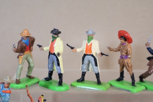 BRITAINS DEETAIL JOB LOT de cowboys américains du wild west et indiens mexicains 29om - Photo 5 sur 20
