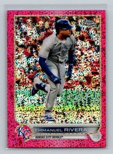 2022 Topps Chrome #164 Emmanuel Rivera Magenta Speckle Refractor /350 Royals