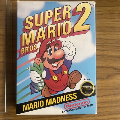 SUPER MARIO Bros 2 - Nintendo NES - CIB Complete - Tested
