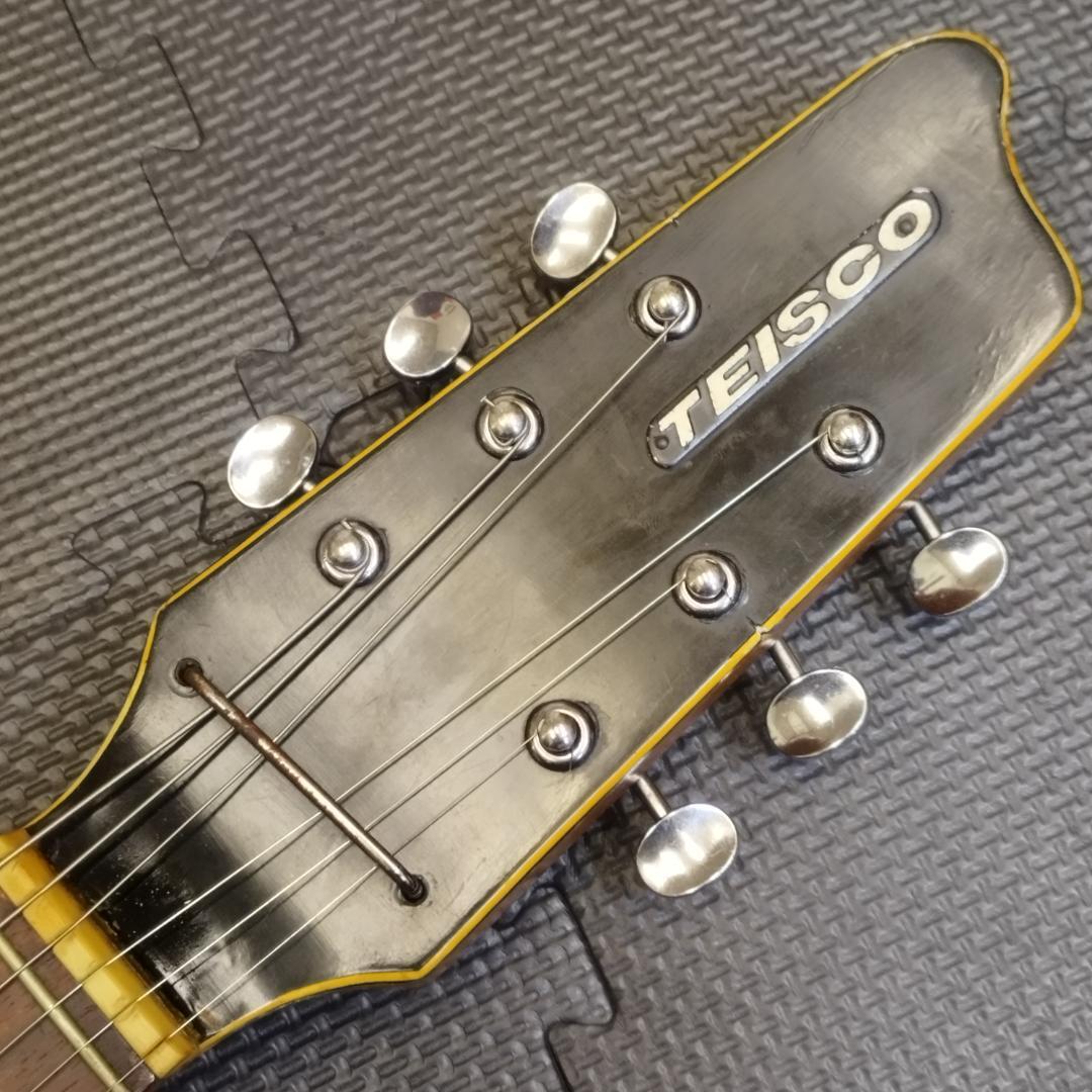 TEISCO S-2 ビザール　ギター Teisco S-2 Bizarre Guitar White, Used, Functional, Some Wear