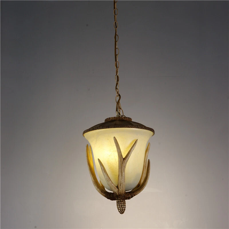 Vintage Pendant Light Antler Ceiling Light Dining room Bedroom Chandelier Lamp