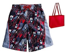 Marvel Avengers Ultron Swim Trunks Tote Little Boys' 2 Piece Gift Set New
