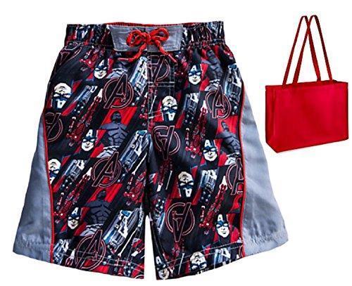 Marvel Avengers Ultron Swim Trunks & Tote Little Boys' 2 Piece Gift Set New - Picture 1 of 1