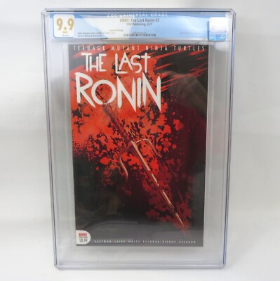 TMNT: LAST RONIN #2 2ND PRINT Graded - CGC 9.9 Mint Eastman WOW