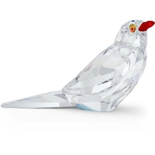 Oxpecker Scs Bird, Name Kali Red Beak, Swarovski Crystal (cod.5557831)