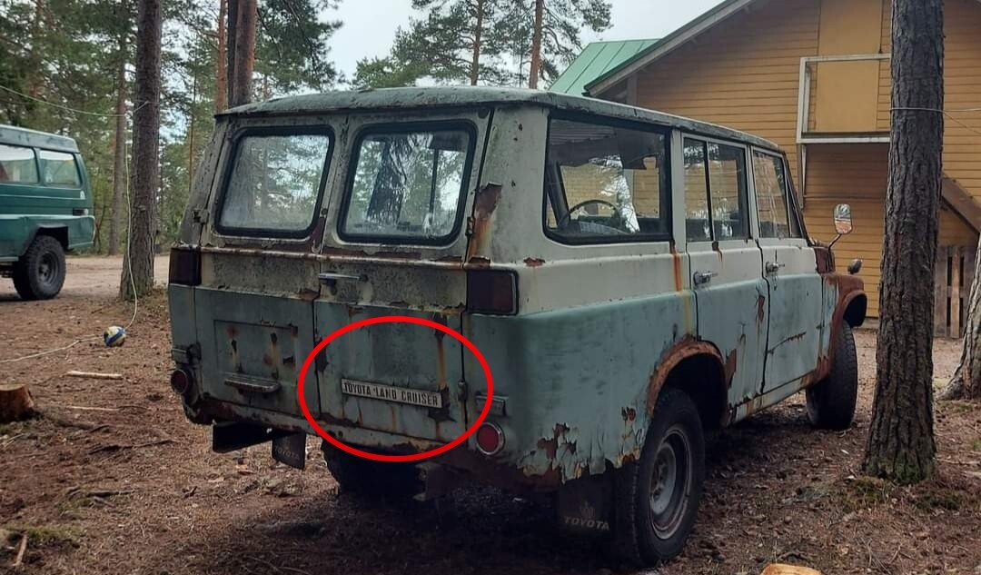 Fits for Toyota Land Cruiser FJ50 FJ55 Tailgate Rear TOYOTA letter