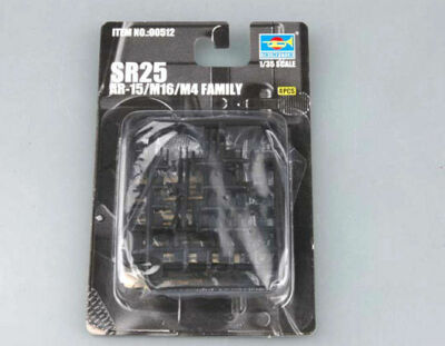Trumpeter 00512 - 1:35 AR-15/M16/M4 Family SR25 - Neu