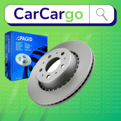 Pagid Vented Front Brake Discs Pair For Volvo 760 2.3 Turbo 1982-1990 287 mm