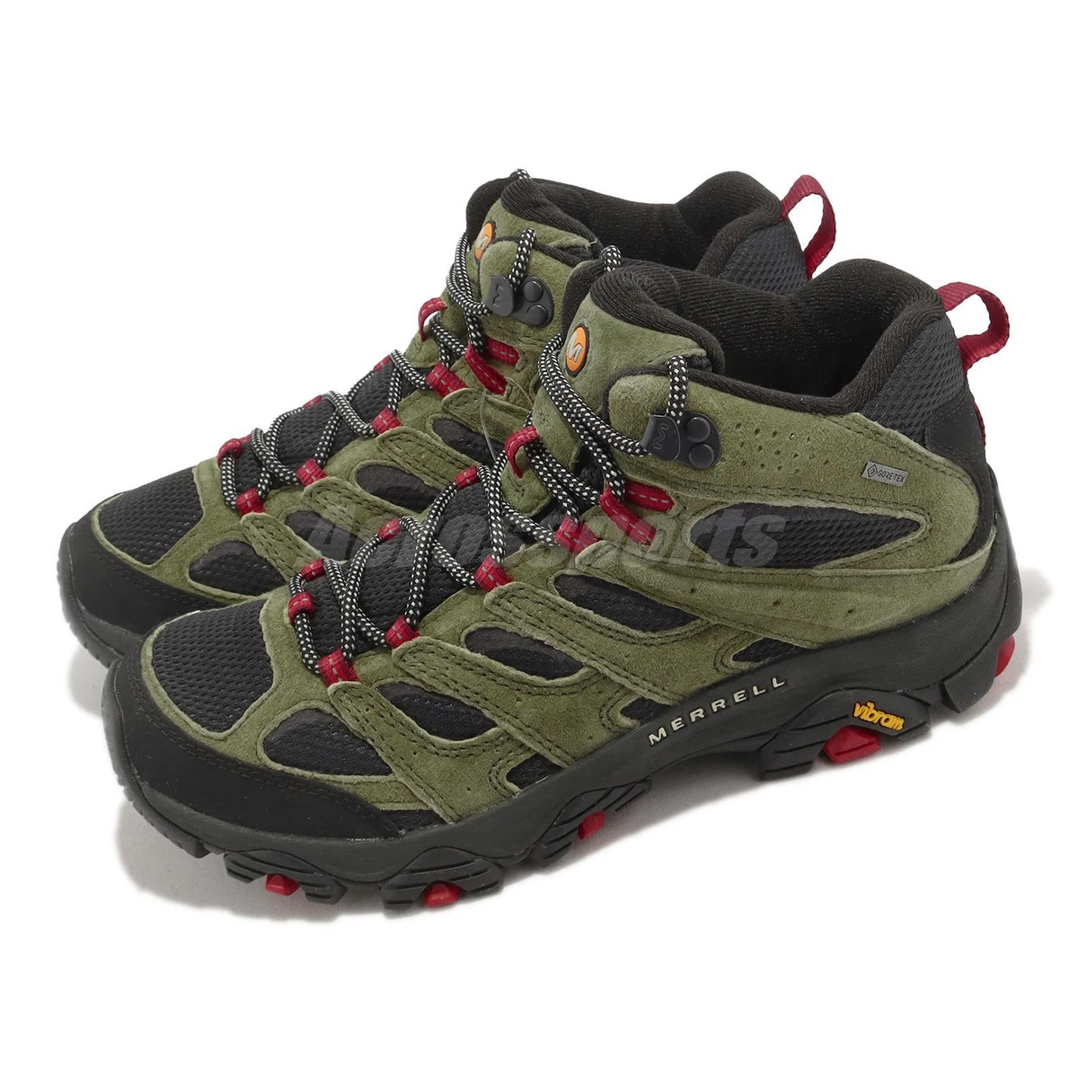 Merrell Moab 3 Mid GTX Gore-Tex Avocado Green Men Outdoors Hiking Shoes  J037035