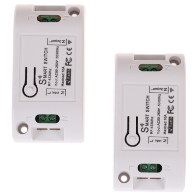 433MHz RF Smart Switch Wireless RF Empfänger Timer Relais Telefon Fernbedienung