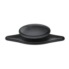 HETTICH M&ouml;belknopf, 77 x 26 x 20 mm, Zinkdruckguss, schwarz