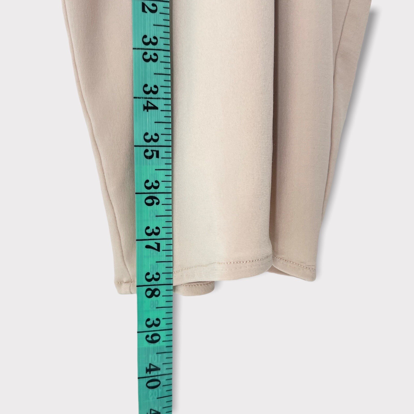 Nookie Ti Amo Nude Deep V Lace Up Bodycon Midi Dress Size 8