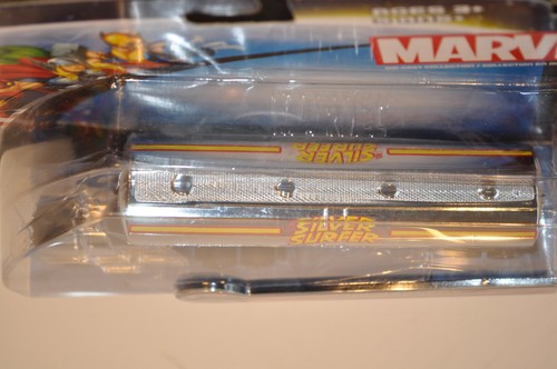 Marvel Silver Surfer Tanker Truck by Maisto-2012-Very Rare Chrome Edition-Sealed - Picture 8 of 22