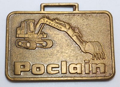 Poclain Excavator Watch Fob American Poclain Corp Piscataway New Jersey