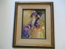 VINTAGE EXPRESSIONISM PORTRAIT FASHION PRETTY FEMALE WOMAN MODEL MODERNISM 1960