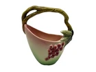 Hull Pottery Tokay Tuscany Basket/Vase Vintage 1950s Collectible MCM Pottery
