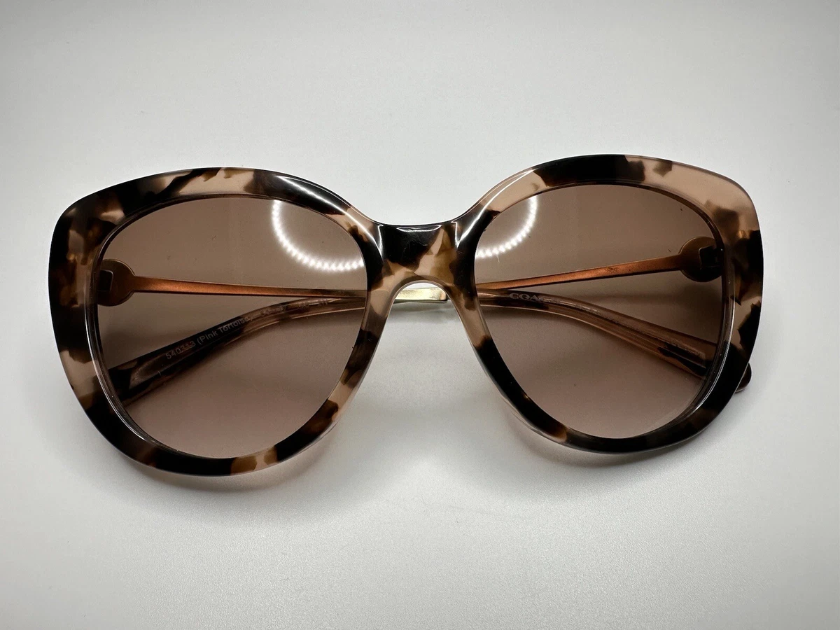 New Coach Women Pink Gradient Sunglasses 54-17-140 Coach CAD54 M (54 - 18) with Pink lenses and Pink frame  main image 3