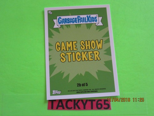 2016 GARBAGE PAIL KIDS TRASHY TV 2 SINGLE BASE CARD(S) NEW YOU CHOOSE - Picture 6 of 178