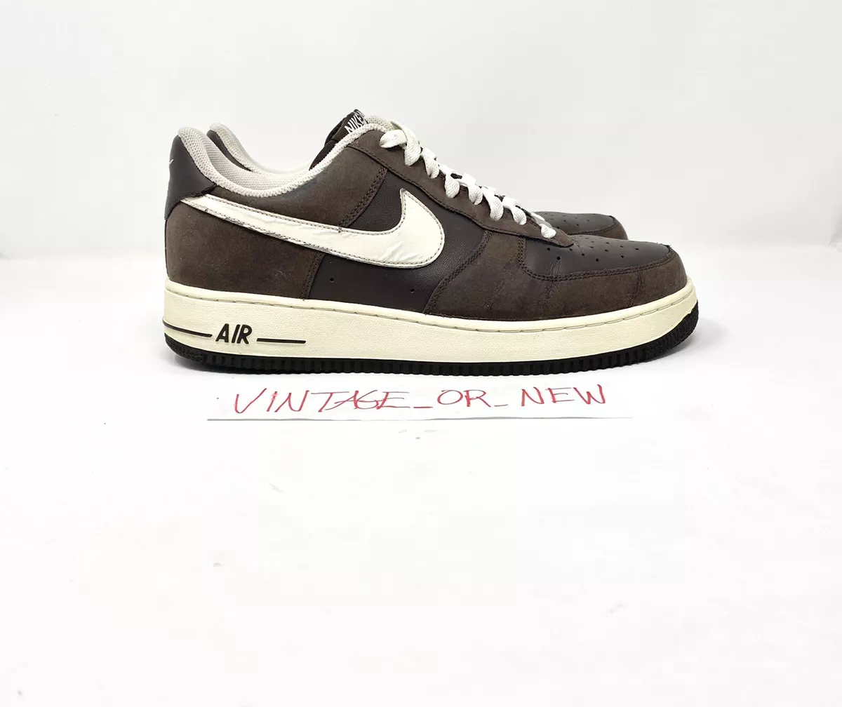 2009 Nike Air Force 1 '82 Dark Cinder Brown 315122-212 sz 10.5