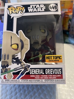 Pop Star Wars Pop Star Wars General Grievous Exclusive #449 Figurine d'action exclusive – General Grievous #449