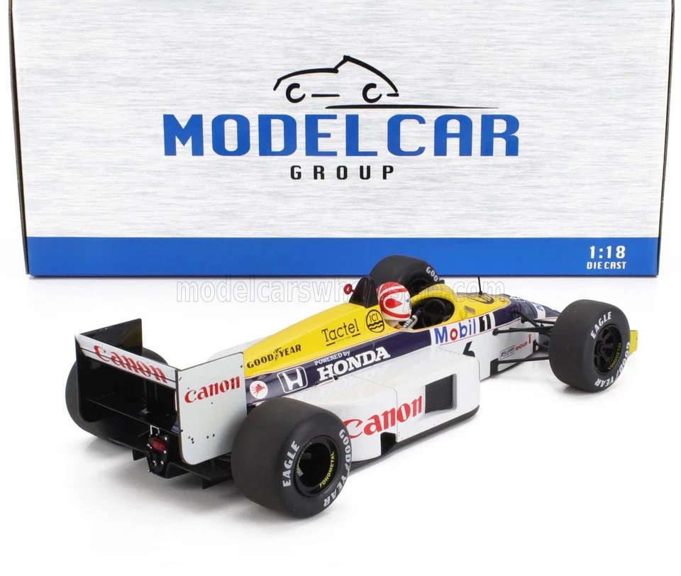1:18 Williams-Honda FW11 No.6 Nelson Piquet Winner 1986 Brazilian GP Diecast ... - Image 2 of 4