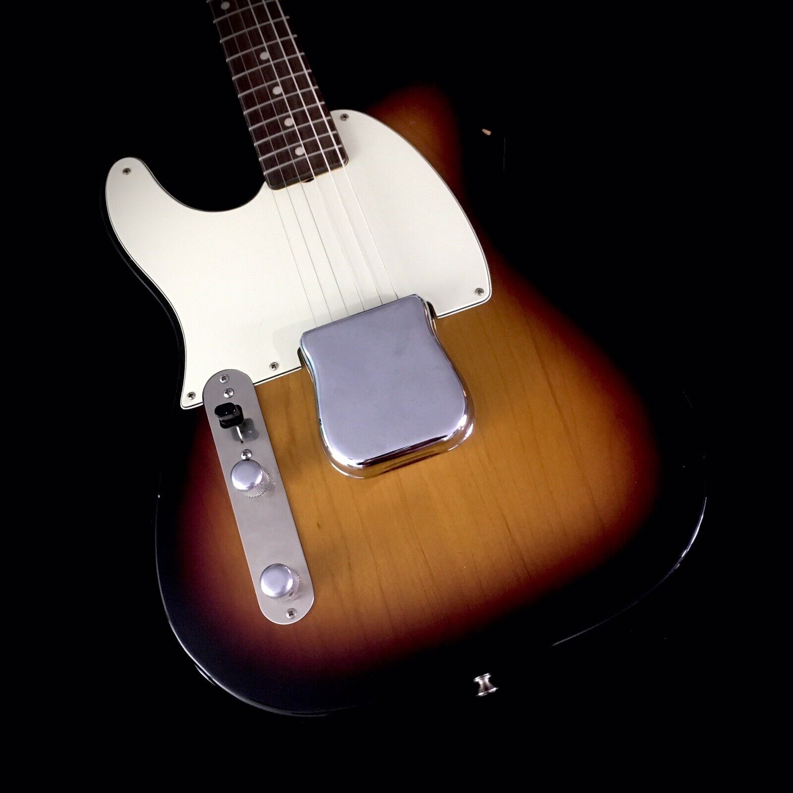 LEFTY! Custom Fender USA Tele Electric Guitar Esquire Three Tone Sunburst  Relic