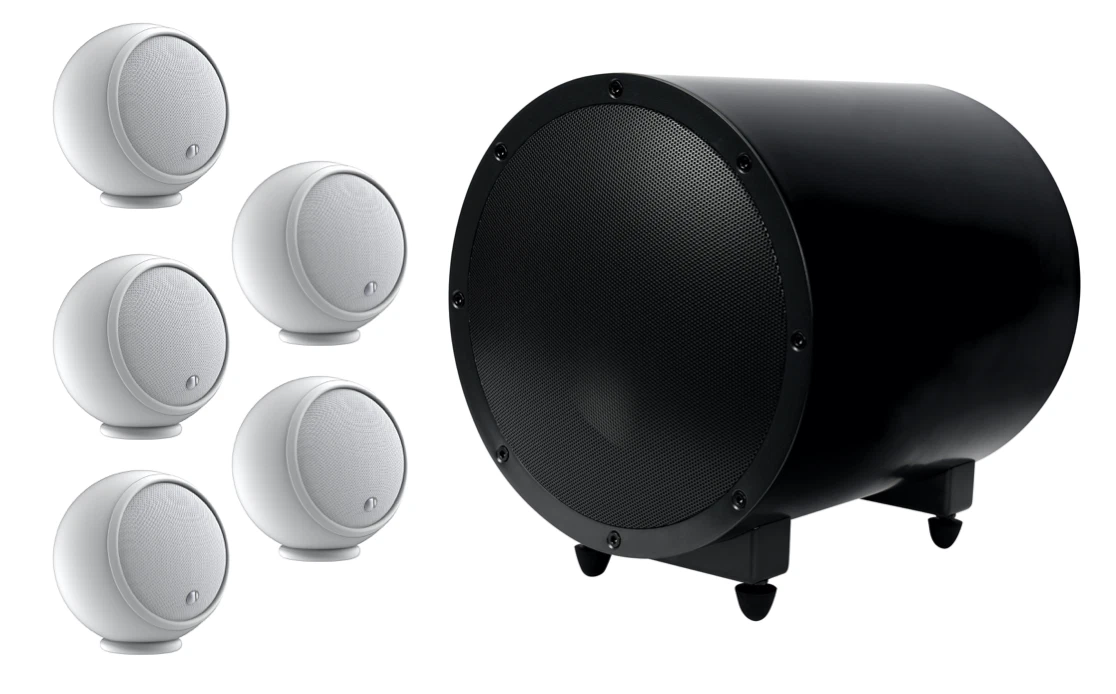 Anthony Gallo Micro 5.1 White with TR3D 5 speakers and 1 subwoofer HOME CINEMA