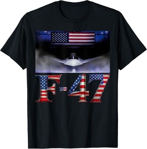 Funny F47 Fighter Jet Trump Shirt F-47 Jet Fighter Aircraft T-Shirt - Picture 2 of 4