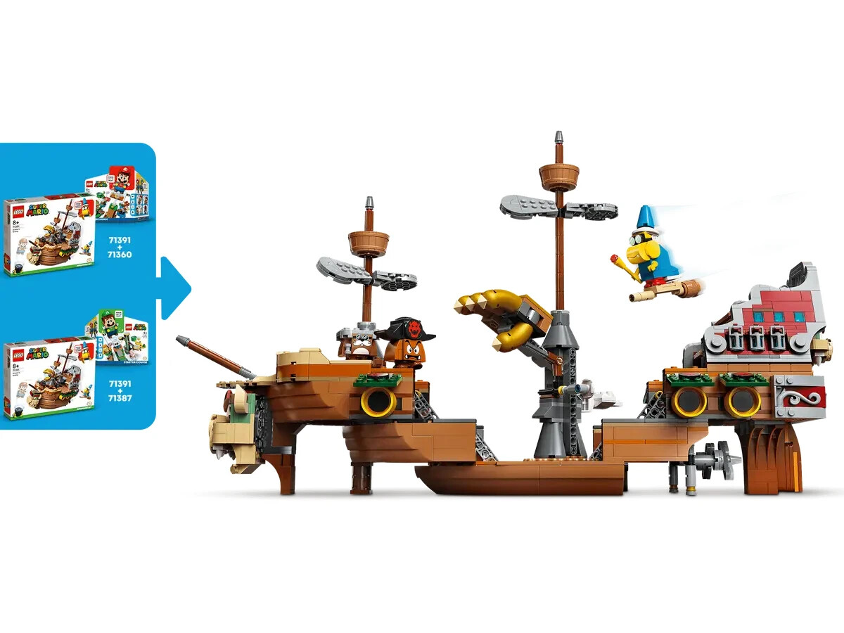 Lego Bowser's Airship - Expansion Set 71391 Super Mario Minifigure