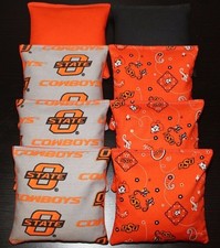 Oklahoma State University Cornhole Bean Bags 8 OSU Cowboys Camo Corn Hole Bags