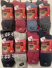 Polar Extreme Wonderful INSULATED Thermal Ladies Women's Socks Shoe Size 5-9