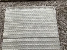 Oversized 100% Wool Scarf/Shawl/Wrap Cream Color (18" x 70") Seafield, Scotland