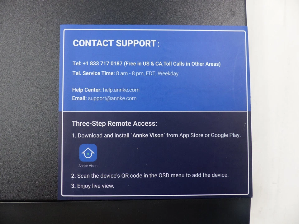 ANNKE DW81KD 8CH 5MP LITE 5IN1 DVR VIDEO RECORDER FOR HOME SECURITY TVI - Image 4 of 4