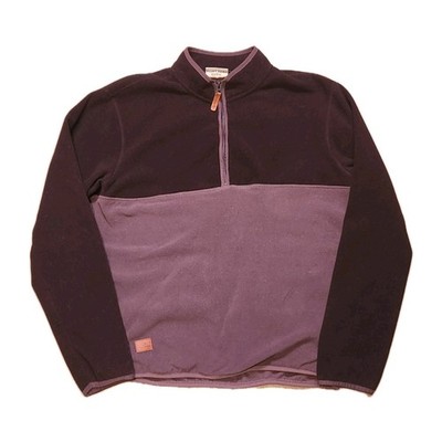 Point Zero Snow Layer Tech Fleece Men's Large Pullover sweater Black 1/4 Zip
