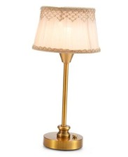 Cordless Table Lamp with Dimmer, Small Rechargeable Battery Operated Lamp