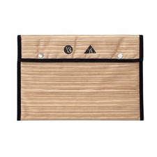 Valchandson Jewelers Velvet Jewelry Roll Travel Case Brown Black