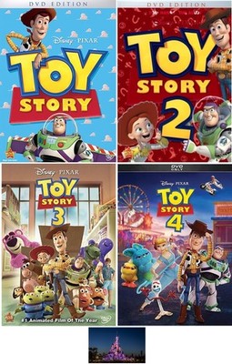 「トイ・ストーリー1、2、3、4」 DVDディスク Disney Pixar TOY STORY 1 One 2 Two 3 Three 4 Four 4 DVD Set New | eBay