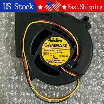 1PCS New Nidec A34123-57 DC12V 0.46A 97*97*33 3Wires Fan  Fast Delivery