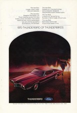 Magazine Ad - 1970 - Ford Thunderbird - Red Magazine Ad - 1970 - Ford Thunderbird - Red