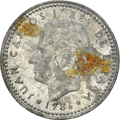 [#935603] Münze, Spanien, Peseta, 1986 - Bild 1 von 2