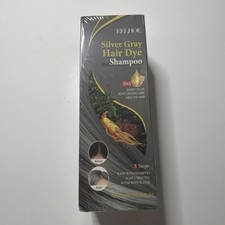 Silver Gray Hair Dye Shampoo 3 in 1 Gentle and Easy Color Changing Shampoo