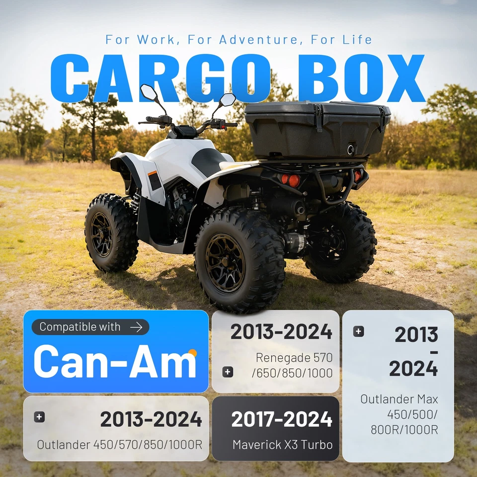 For Can-Am Renegade Outlander Maverick X3 2013-24 Storage Cooler Box #715004778 - Image 2 of 4