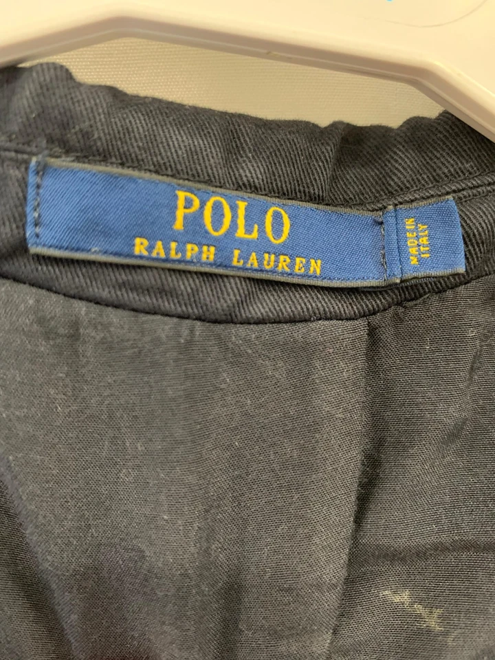 Polo Ralph Lauren Morgan Yale SV Blazer Jacket 42R L Made in Italy Navy #116 - Image 3 of 4