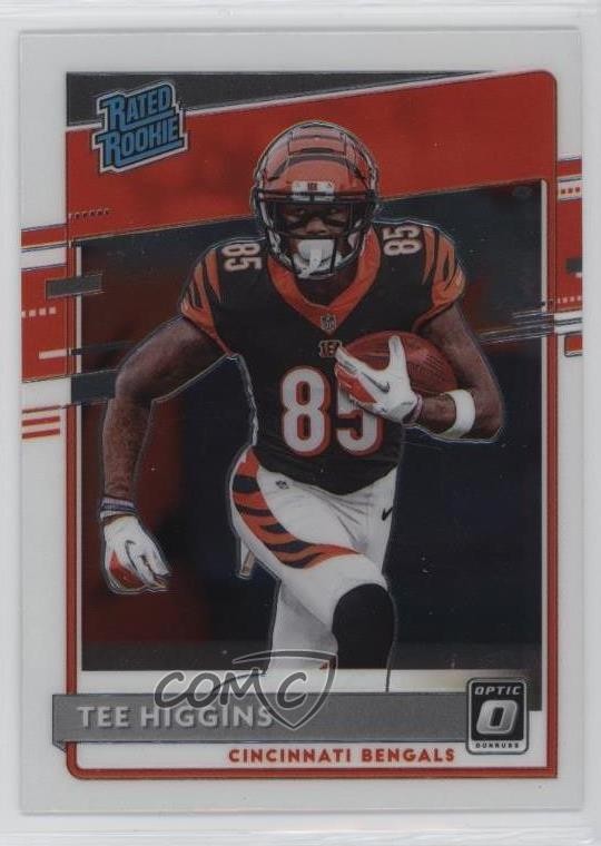 2020 Panini Donruss Rated Rookie Optic Preview Tee Higgins #P-310 0t02