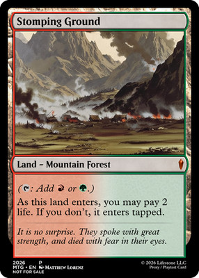 Stomping Ground - Premium Quality - Not Tournament Authorized