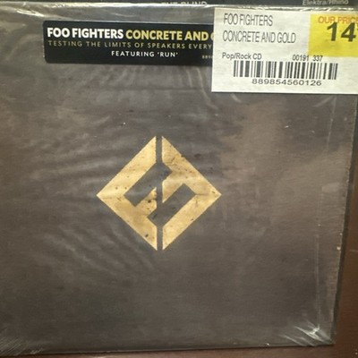 Concrete and Gold by Foo Fighters (CD, 2017) Plastic Had Come Off Slightly
