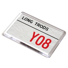 FRIDGE MAGNET - Long Trods YO8 - UK Postcode