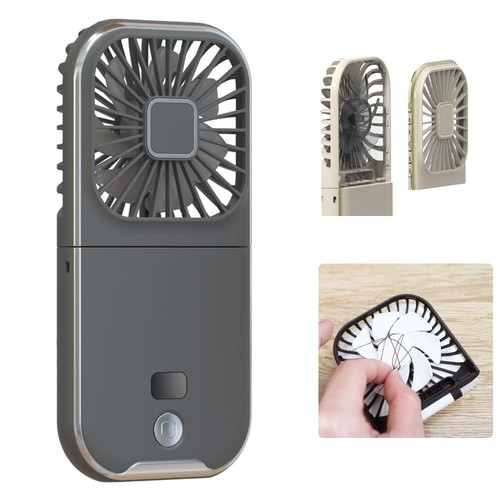 Portable Fan, Neck Strap, Handheld Fan, Portable Charger, Phone Stand, Rechar...