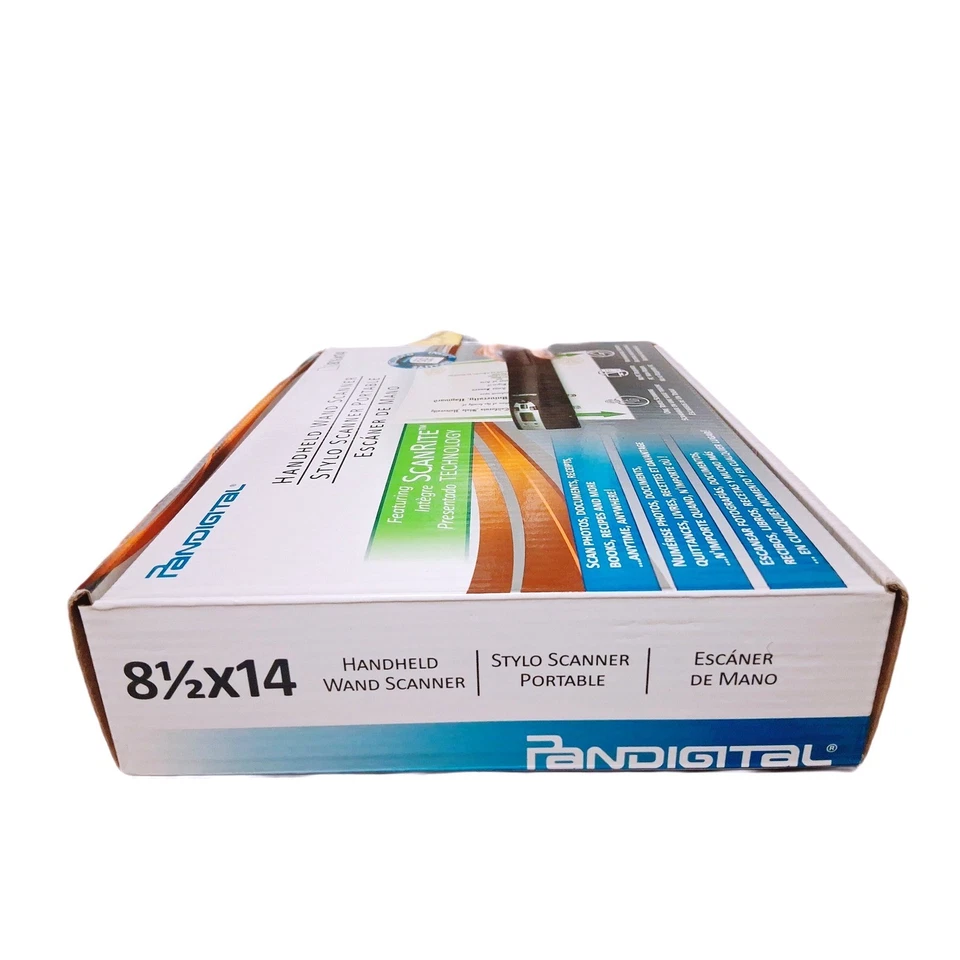 Pandigital Handheld Wand Scanner 8 1/2x14 Scanrite Technology Portable Color New - Image 3 of 4